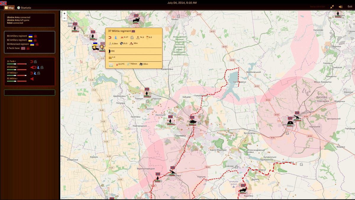 WarOnMap — тактическая браузерная стратегия на реальных картах